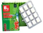 NADH-ENERGY-CHEWING-GUM (Blister mit 12 Kaugummi) mit belebender Wirkung und frischem Pfefferminz-Geschmack